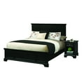 thumbnail image 1 of Homestyles Bedford Black Wood Queen Bed-Color:Black,Style:Bed/Nightstand, 1 of 6