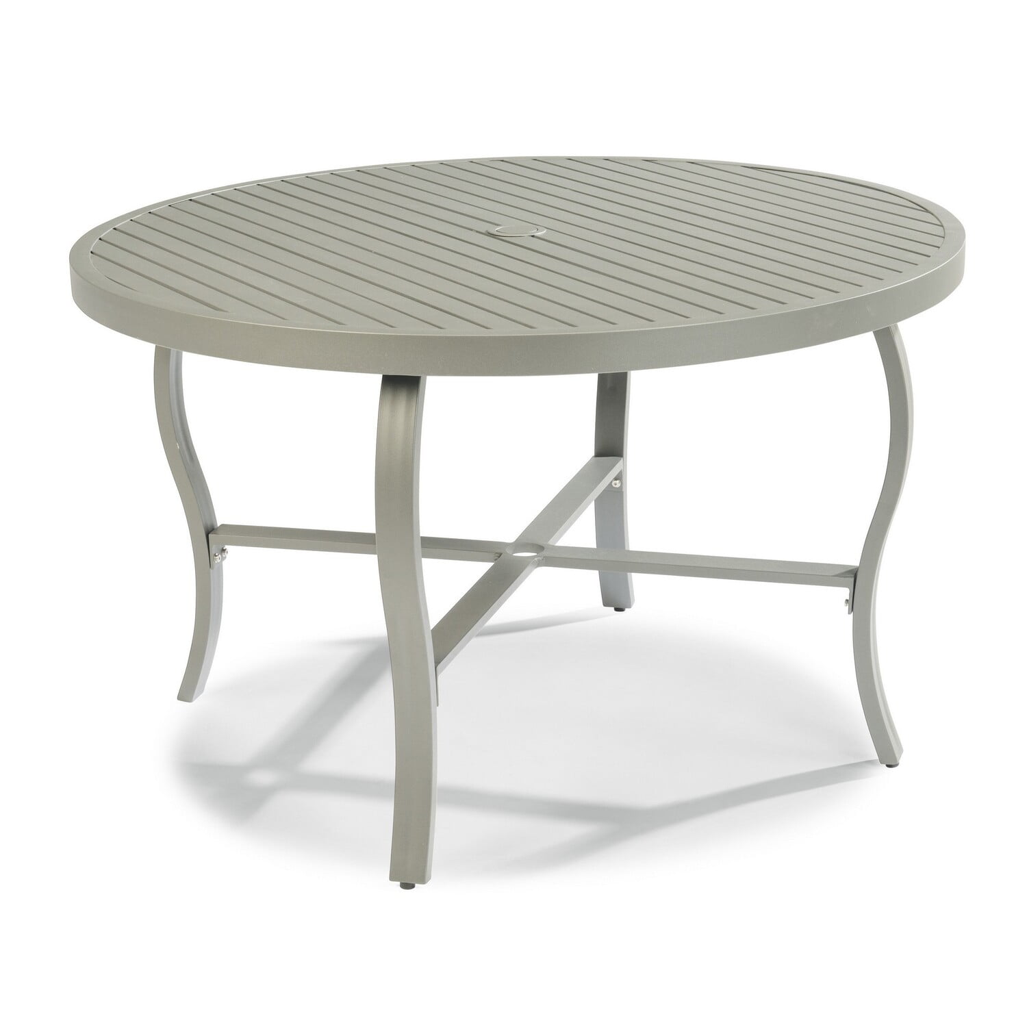 Captiva 48" Charcoal Gray Aluminum Outdoor Dining Table