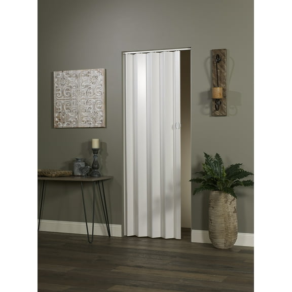 Homestyles Echo PVC Folding Door fits 36" x 80" White