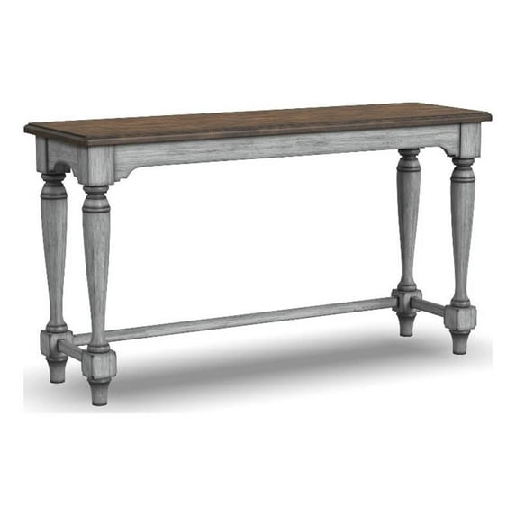 Homestyles Elkins Brown Wood Sofa Table