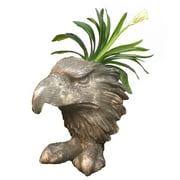 Homestyles Graystone American Eagle Mascot Muggly Mascot Animal Statue Planter Pot