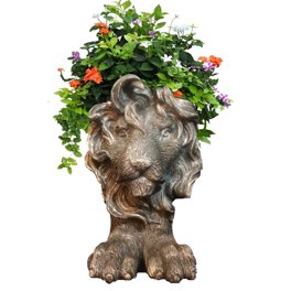 AndyJUSTIN DAVIS　REGAL LION LAWNITATOR Regal Lion Garden Statue - Walmart.com