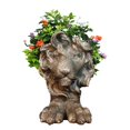 thumbnail image 1 of Homestyles Graystone Lion Muggly Mascot Animal Statue Planter Pot, 1 of 3