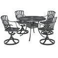 thumbnail image 1 of Homestyles Grenada Charcoal 5 Piece Outdoor Dining Set, 1 of 3