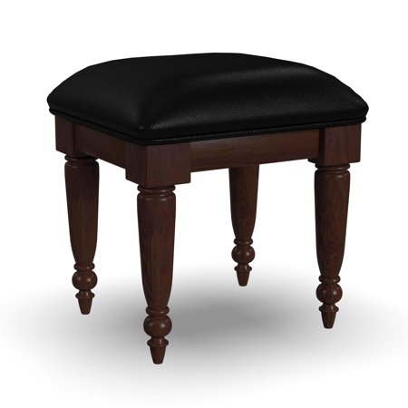 Homestyles Lafayette Wood Vanity Bench in Brown