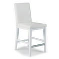 thumbnail image 1 of Homestyles Linear Wood Counter Stool in White, 1 of 6