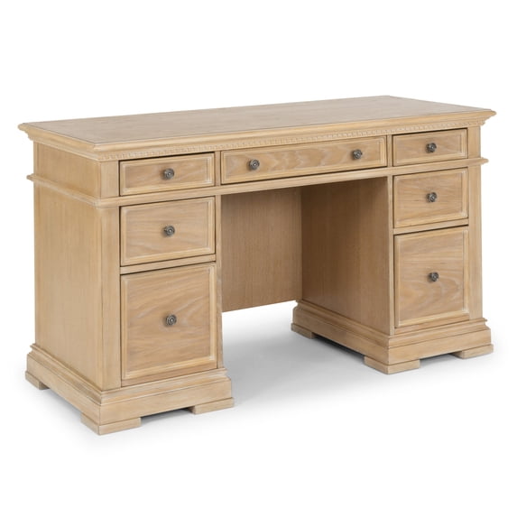 Manor House Brown Pedestal Desk