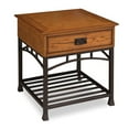 thumbnail image 1 of Homestyles Modern Craftsman Wood End Table in Brown, 1 of 5