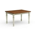 thumbnail image 1 of Homestyles Monarch Wood Dining Table in Off White with 18" Leaf Extension seats upto 6, 1 of 22
