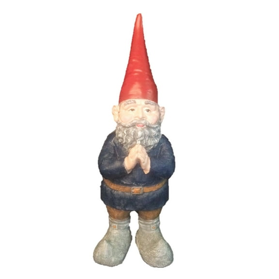 Homestyles "Mordecai" the Gnome Praying Hands Outdoor Garden Statue 8.5"H