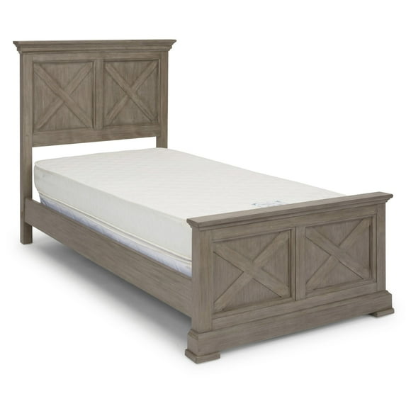 Homestyles Mountain Lodge Gray Twin Bed
