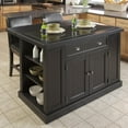 thumbnail image 1 of Homestyles Nantucket Wood Kitchen Island in Black, 1 of 2