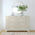 thumbnail image 1 of Homestyles Naples Off White Wood Dresser with Felt Lined Top Drawers, 1 of 9