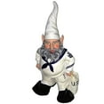 thumbnail image 1 of Homestyles Navy Sailor Gnome American Military Solider in White Uniform Large Outdoor Garden Statue 14"H, 1 of 5