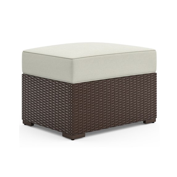 Palm Springs Brown Outdoor Ottoman
