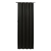 Homestyle Plaza Vinyl Accordion Door, 36" x 80", Espresso