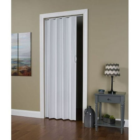 Homestyles Regent PVC According Folding Door Fits 36-inch wide x 80-inch high, White