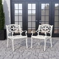 thumbnail image 1 of Homestyles Sanibel Aluminum Outdoor Chair Pair in White, 1 of 5