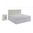 thumbnail image 1 of Homestyles Seaside Lodge Wood King Headboard and Nightstand in Off White, 1 of 4