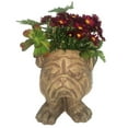 thumbnail image 1 of Homestyles Stone Wash Bulldog Muggly Mascot Animal Statue Humorous Planter Pot, 1 of 3