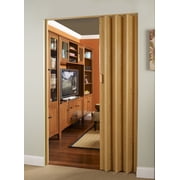 Homestyles Vienna Oak Woodgrain 36 x 80 PVC Interior Folding Door