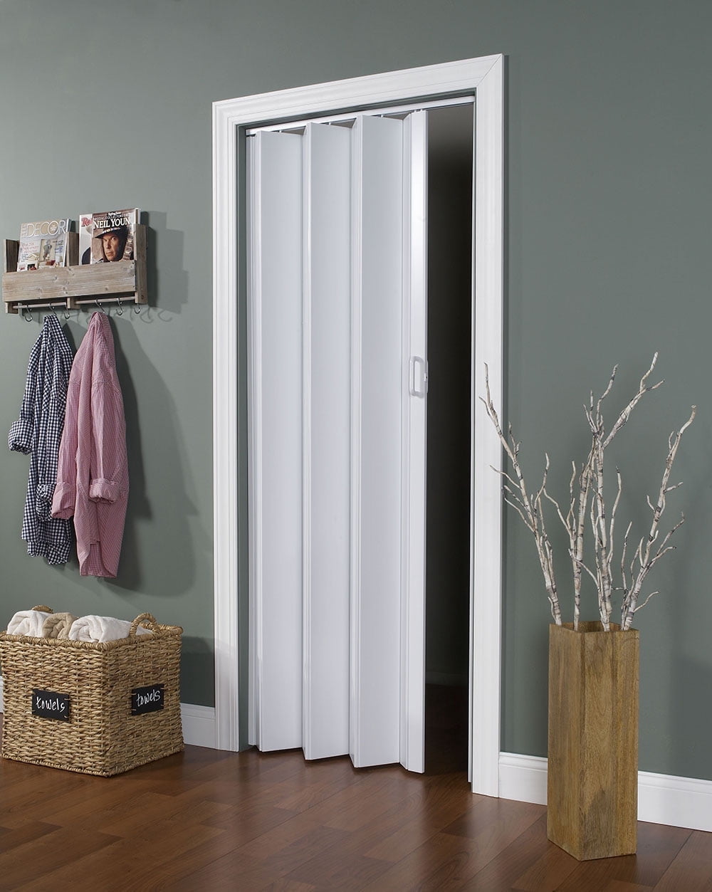 Homestyles Vienna Vinyl Folding Door fits 36