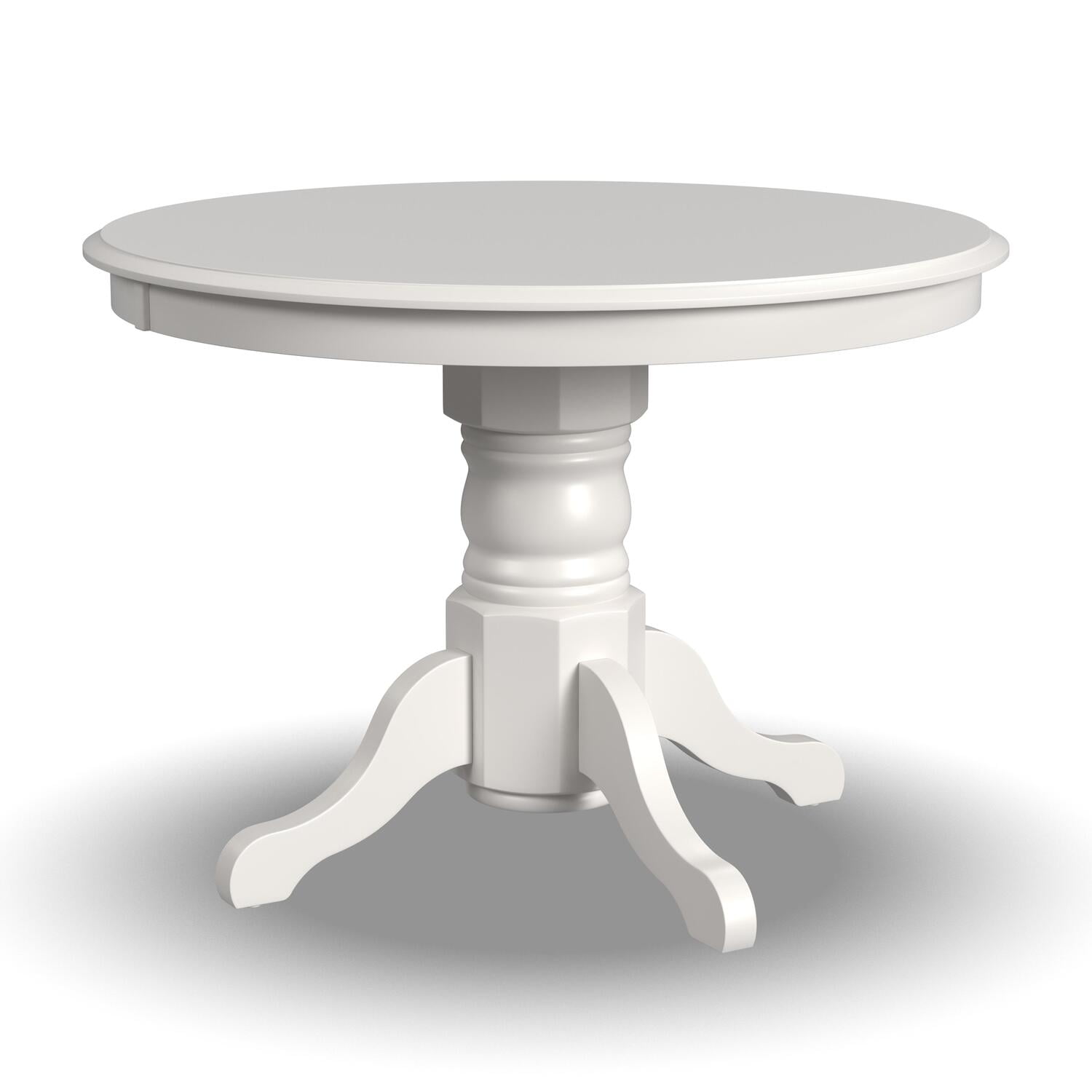 Warwick Off-White Round Wood Dining Table, 42"