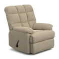 thumbnail image 1 of Homesvale Baja Wall Hugger Recliner Chair, Tan Microfiber, 1 of 5