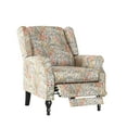 thumbnail image 1 of Homesvale Elmina Push Back Recliner Chair, Multi Coral Paisley, 1 of 7