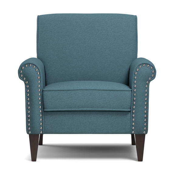 Homesvale Jean Armchair, Caribbean Blue Linen