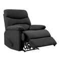 thumbnail image 1 of Homesvale Perie Gray Microfiber Wall Hugger Recliner Chair, 1 of 7