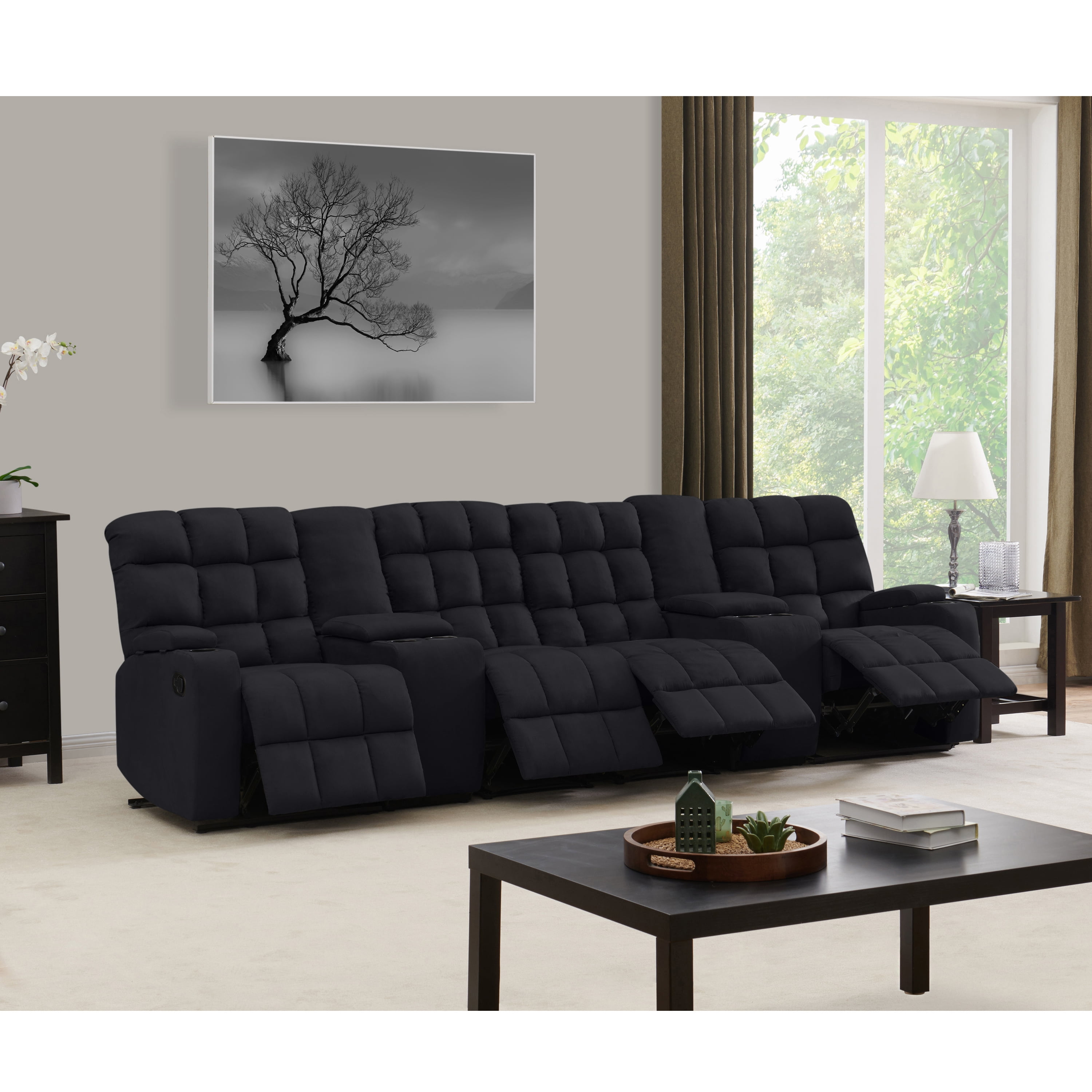 Homesvale Recliner Sofa With Power