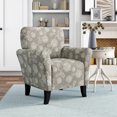 thumbnail image 1 of Homesvale Sugar City Arm Chair in Taupe Floral, 1 of 8