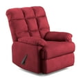thumbnail image 1 of Homesvale Wall Hugger Recliner, Crimson Red Microfiber, 1 of 9