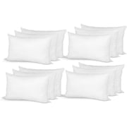 Hometex Canada Pillow Insert 12" x 24" Polyester Filled Standard Cover 12 Pack