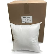 Hometex Canada Pillow Insert 18" x 18" Polyester Filled Standard Cover 24 Pack Wholesale
