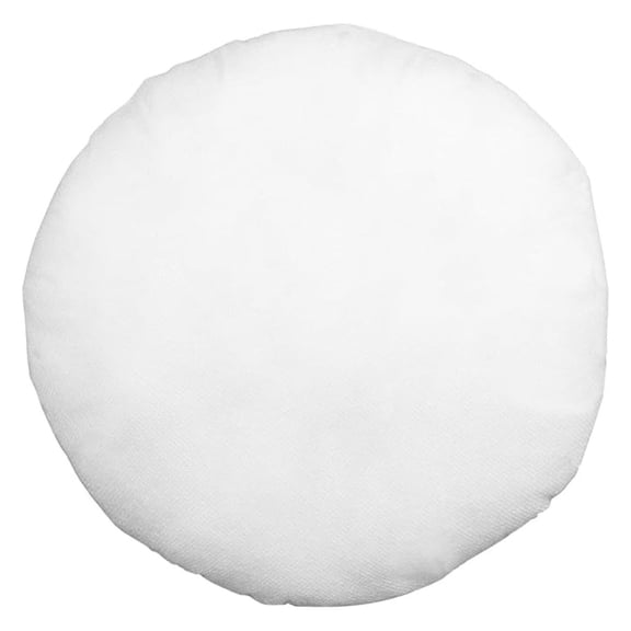 Hometex Throw Pillow Insert 12" Round Polyester Filled Standard Cover