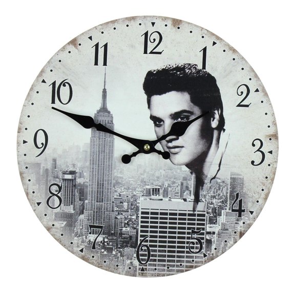 Hometime Elvis Presley New York Wall Clock