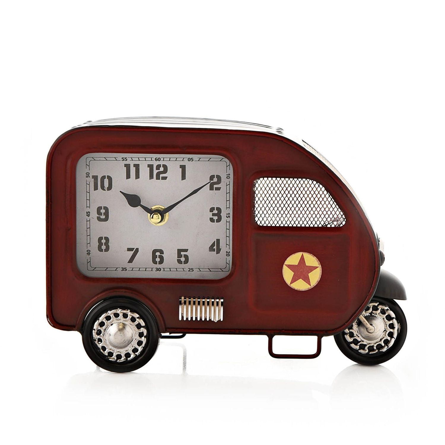 Hometime Mantel Clock - Shuttle Cart - Walmart.com