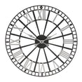 thumbnail image 1 of Hometime Retro Metal Skeleton Wall Clock 49cm, 1 of 3