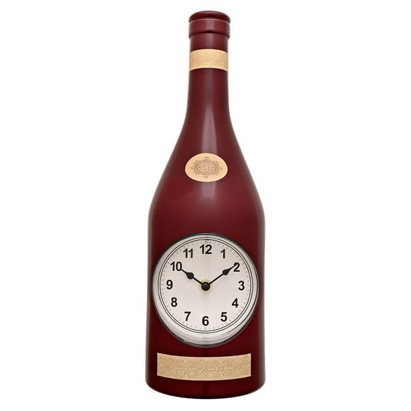 Hometime Wall Clock - Wine Bottle