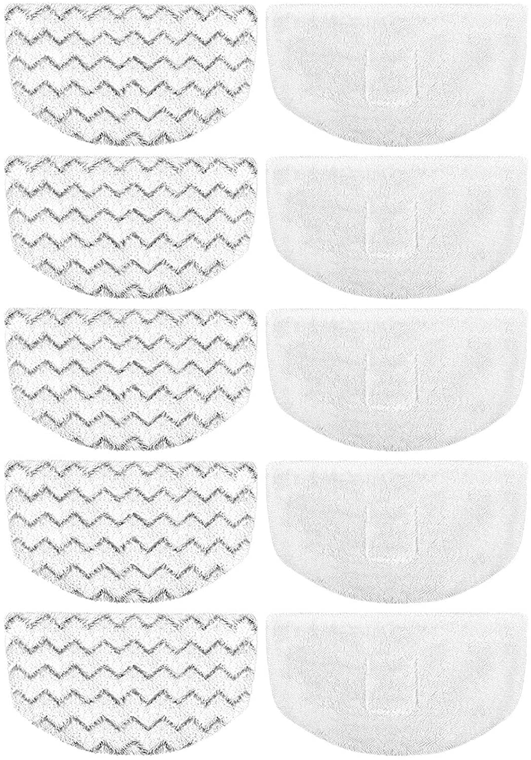 Hometimes 10 Pack Steam Mop Replacement Pads for Bissell Powerfresh