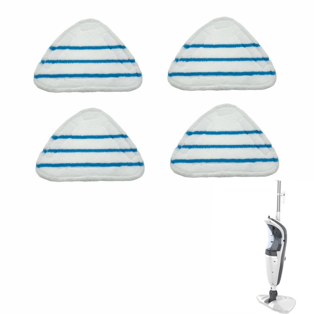 Hometimes 4Pack Reusable Mop Pads For True & Tidy HeavyDuty Steam Mop