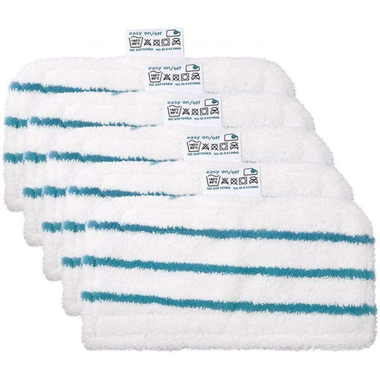 Hometimes 5 Packs Washable Microfiber Steam-Mop Cleaning Pads For  Black+Decker Classic Steam Mops, HSM13E1, SM1610, SM1620, SM1630, SMH1621
