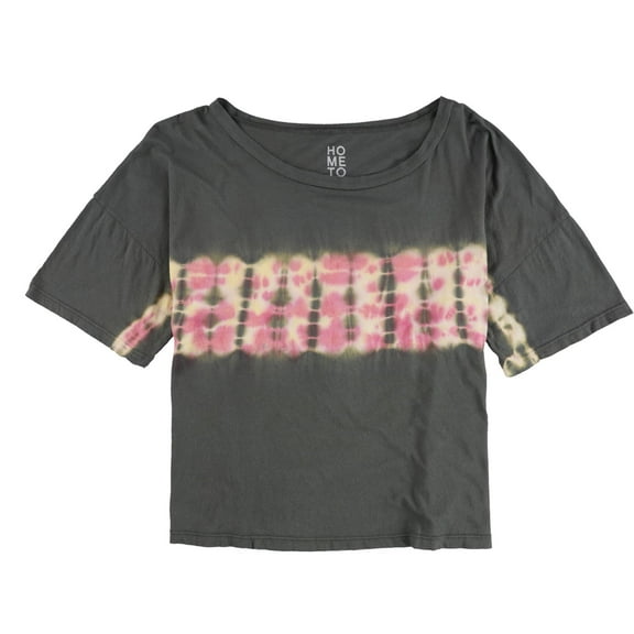 Hometown Heroes Womens Chest Tie Dye Basic T-Shirt, Multicoloured, Small