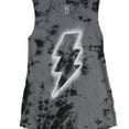 thumbnail image 1 of Hometown Heroes Womens Flash Tie-Dye Muscle Tank Top, Grey, X-Small, 1 of 2