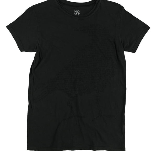 Hometown Heroes Womens Once Upon A Midnight Graphic T-Shirt, Black, Medium