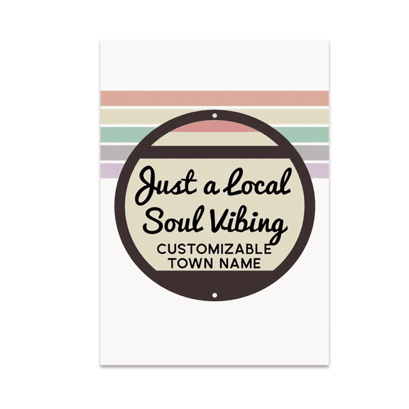 Hometown Spirit Decor - Local Pride Enthusiast - 13x19 Poster Print