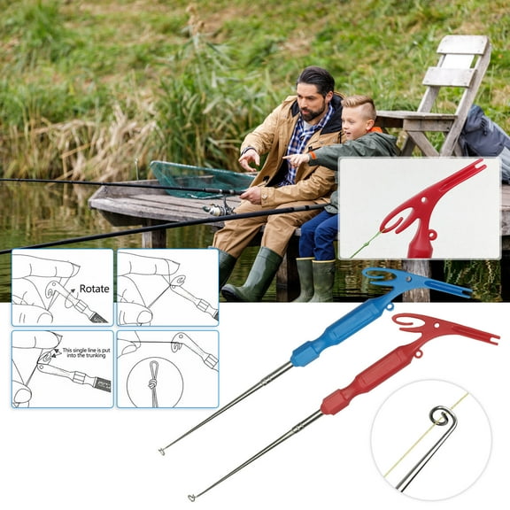 Hometravel 10pc Multi-Function Unhooking Tool Set, Three-in-One Device for Tying Hooks, Ropes and Knots, Compact Fishing Gear Accessory for Quick Release