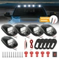 thumbnail image 1 of Hometravel 16 LED Black Housing Roof Light Set for Pickup Trucks, Bright Cab Marker for Night Driving, Rugged Vehicle Accessory, 5 Pack, Utility, Style, 1 of 4